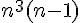 {n^3}(n - 1)
